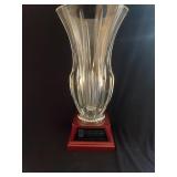 Royal Crystal Vase Presented to Judge Lynn Brown