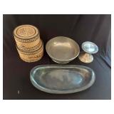 Metal Trays, Baskets & Misc.