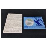 1998 Walking Liberty American Eagle Silver Dollar