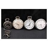 4 Pocket Watches
