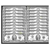 (20) 2003A Series 2-Dollar Legal Tender Notes