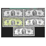 (5)1976 & 1995 Series Two-Dollar Legal Tender Note