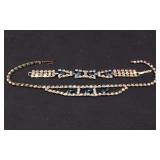 Mid-Centrury Bib Necklace & Bracelet Set
