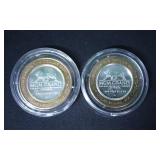 2 MGM Grand "Studio 54" Tokens