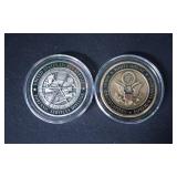 2 United States Secret Service Challenge Coins