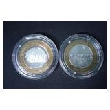 Palms Casino Resort & MGM Grand (Nob Hill) Tokens