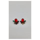 Mid-Century Weliss Clip On Earrings