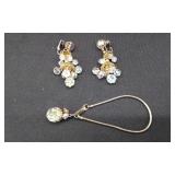 Mid-Century Demi-Parure Aurora Borealis Set