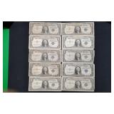 (20) 1957 Series One-Dollar Legal Tender Notes