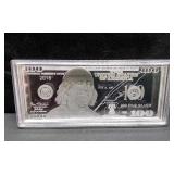 2018 Silver Proof One-Hundered-Dollar Bil