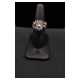 18k Electroplated Wedding Ring Set