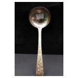 "Repousse" S.Kirk & Son Sterling Gravy Ladle