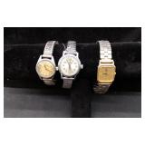 Three Ladies' Wrist Watches