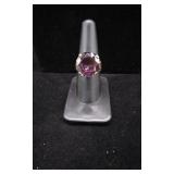 18k Amethyst Statement Ring