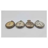 4 Various Pocket Watches