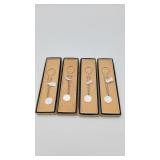 4 'Simmons' Silver Toned Fobs