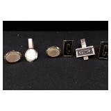 2 Cuff Link & Tie Bar Sets