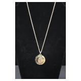 Vintage Perre Cardin Zodiac Necklace W Pendant