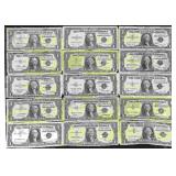 (24) 1957 Series One-Dollar Legal Tender Notes