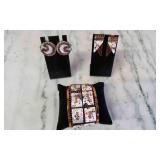 Matisse "Renoir" Copper & Enamel Cuff and Earrings