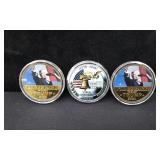 3 Coins, 2 President Trump, 1 America 250th.