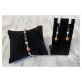 Allpa Peruvian Bracelet and Earrings