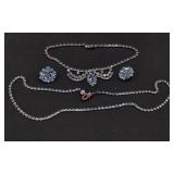 Mid-Century Aurora Borealis Jewelry Set