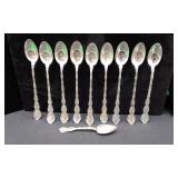 Gorham Sterling "Strasbourg" Pattern Spoons & Misc