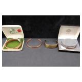 Four Bracelets, 3 Copper & 1 Bronze.
