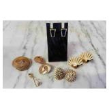 Napier Earring & Brooch set & 3 Earrings