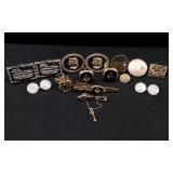 Cuff Links, Tie Bar and Tie Pins