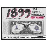 Rare 1899 $1 "Black Eagle" Silver Certificate