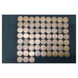 Collection Of Various Wheat Pennies