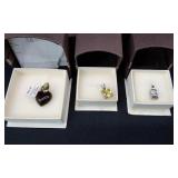 3 Sterling Silver Pendents