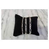3 Bracelets Stamped 925 Italy.