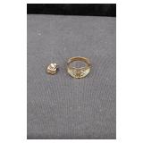 18K Gold Tooth and Ring
