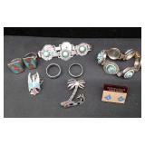 Selection of Torquoise, Rings, Bracelets
