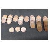 Assortment Of Various Wheat Pennies