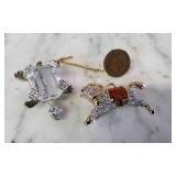 Animal Pendants and Tie Clip Indian Head Penny