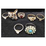 7 costume Rings