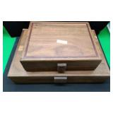 Two Wooden Storage Cases