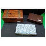 Three Unique Mid-Century Jewelry Boxes