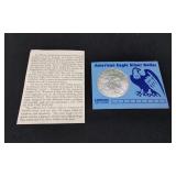1998 Walking Liberty American Eagle Silver Dollar