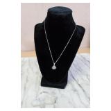 Silver Pearl Lotus Flower Cage on chain and Silver