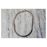 Herringbone Necklace Stamped 925 Milor Italy
