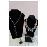 Chunky Statement Necklaces, Pendant & Bracelet