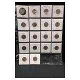 US Buffalo Nickels Dated from 1920-1930'a