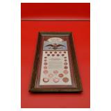Framed United States Coins Of The 20th Century