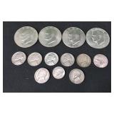 4 Eisenhower Liberty Dollars & U.S Coins