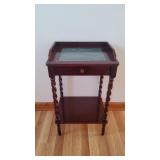 Small 1 Drawer Table Stand With Twist Legs.